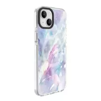 Evelatus Apple iPhone 15 Plus dėklas su MagSafe - Custom Marble Purple