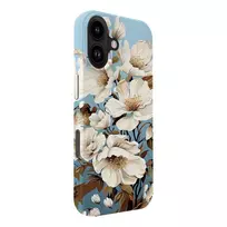Evelatus Apple iPhone 16 plonas dėklas su MagSafe - individualus spausdinys Flower Blue