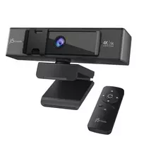 j5create JVCU435-N 4K Ultra HD internetinė kamera su 5x skaitmeniniu priartinimu ir nuotolinio valdymo pulteliu
