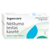 INGENCARE testas nėštumui nustatyti, kasetė, 1 vnt.