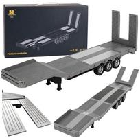 Žaidimų zona | PC | Konsolės | Priedai // Radijo valdomi žaislai ir priedai // Przyczepa Niskopodwoziowa Naczepa Do Scania 770S Huina Szara 1:18
