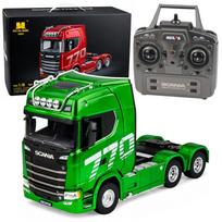 Žaidimų zona | PC | Konsolės | Priedai // Radijo valdomi žaislai ir priedai // Ciągnik Siodłowy Ciężarówka Scania Zdalnie Sterowana RC Huina Zielony 1:18