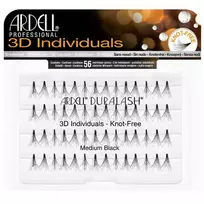 Ardell Individual 3D Position False Eyelashes, Medium, Black