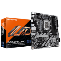Gigabyte B860M D3W | Processor family Intel | Processor socket LGA1851 | DDR5 | Supported hard disk drive interfaces M.2