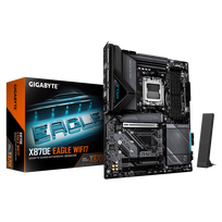 Gigabyte X870E EAGLE WIFI7 | Processor family AMD | Processor socket AM5 | DDR5 | Supported hard disk drive interfaces M.2