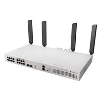 MikroTik Cloud Router Switch 418-8P-8G-2S+5axQ2axQ-RM with RouterOS L5 rackmount case | MikroTik