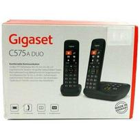 Gigaset C575A Duo fiksuoto ryšio telefonas Black