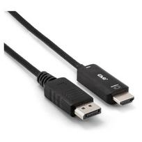 Club3D Kabelis DisplayPort 1.4 > HDMI HDR 4K60Hz aktyvus 2m mažmeninei prekybai