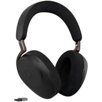 Jabra Evolve3 85 MS Black Belaidės Bluetooth ausinės su USB-C adapteriu, ANC (aktyvus triukšmo slopinimas)