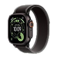 Išmanusis laikrodis Apple Watch Ultra 3 GPS + Cellular 49mm juodo titano korpuso su juodu/anglies spalvos Trail Loop - didelis, modelis A3281, MF1H4QR/A