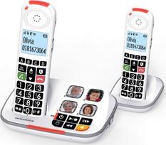 Fiksuoto ryšio telefonas Swissvoice Belaidis telefonas Swiss Voice XTRA 2355 DUO White