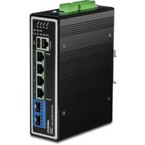 TRENDnet Switch 6-port Industrial Gbit L2 Managed PoE++ DIN