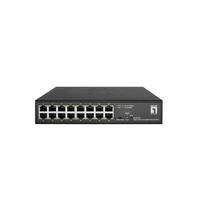 Switch LevelOne LevelOne GES-2216 valdomas L2 Gigabit Ethernet (10/100/1000) tinklo jungiklis Black