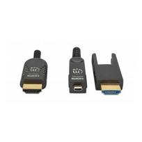 Laidas Manhattan MANHATTAN HDMI LWL kištukas-kištukas/MicroHDMI St 4K@60Hz 20m