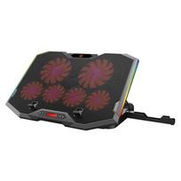 CONCEPTRONIC 6 ventiliatorių USB-A2.0 nešiojamojo kompiuterio aušinimo kilimėlis 30Kg RGB 17" sw