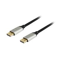 Equip DisplayPort 1.4 Premium 8K/60Hz St/St 10.00m Black kabelis