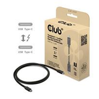Club3D Thunderbolt5 sertifikuotas kabelis 8K240Hz/ 80/120Gbps 1m retail