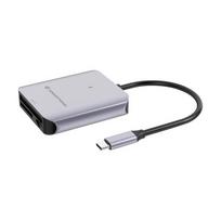 CONCEPTRONIC USB-C3.2->SD/TF4.0/CFast2.0 kortelių skaitytuvas Black