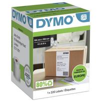 DYMO LW siuntų etiketės tik LW 4XL/5XL 104x159mm 220 vnt