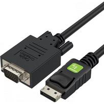 Techly DisplayPort į VGA kabelis Black 1.8m