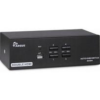 Perjungiklis Inter-Tech Intertech IPC KVM SWITCH AS-42HA HDMI/metalinis įrenginys