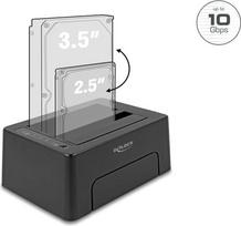 Doko stotis Delock 2.5"/3.5" SATA - USB-C 3.2 Gen 2 (63957)