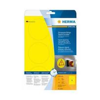 HERMA signalo ženklai A4 85 mm geltona plėvelė 150 vnt.