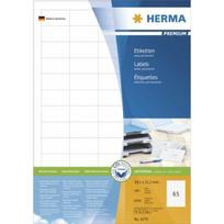 Herma Premium etiketės A4, baltos, matinis popierius, 6500 vnt. (4270)