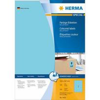 HERMA lipdukai A4 blue 210x297 mm matinė popierius 100 vnt.