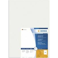 Herma lipnios plėvelės etiketės A3, blizgi permatoma plėvelė, 50 vnt. (8694)