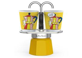 Bialetti espresso virimo aparatas Mini Express Lichtenstein + 2 espresso puodeliai