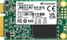 SSD diskas Transcend MSA372M 64GB mSATA SATA III (TS64GMSA372M)