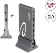 Stotis/replikatorius Delock Triple 4K Dock USB-C (87772)