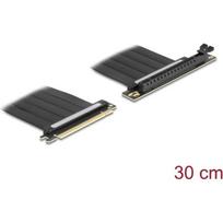 Chieftec PCI Express 4.0 x16 pagarinājuma karte ar vīriešu savienotāju uz x16 ligzdu 90° leņķī ar 30 cm kabeli