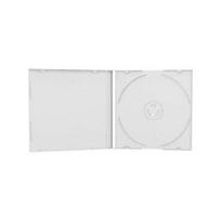 MediaRange CD tuščias dėklas 100 vnt. plonas JewelCase skirtas atminties CD