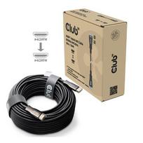 Club3D HDMI kabelis A -> A 2.1 aktyvus optinis 8K60Hz UHD 50 metrų mažmeninė pakuotė