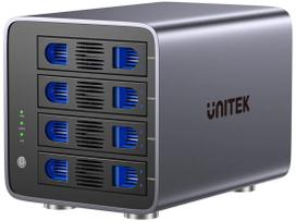 Kieszeń Unitek Obudowa RAID do dysku SATA 2.5''/3.5'' 8 trybów 80TB USB-C