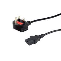 Kabelis EQUIP Equip IEC maitinimo laidas UK-BS1363 -> C13 10m St/Bu Black