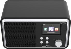Radijas Xoro DAB 300 IR, interneto radijas, DAB+, BT, USB, UPnP, Black