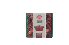 BALLARINI Bellamonte ketaus apvalus kepimo indas, kepimo forma 24cm red
