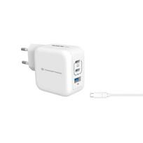 CONCEPTRONIC 3 prievadų GaN įkroviklis 2xUSB-C/1xA 67WPD3.0/PPS ws