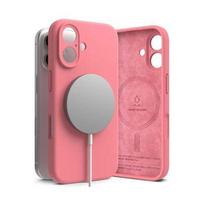 Ringke iPhone 16 dėklas silikoninis magnetinis Pink