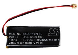 200 mAh for Sony LP491232L100