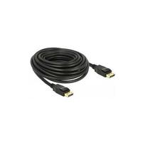 DELOCK Kabelis DP 1.2 -> DP St/St 10.0m Black 4K 60Hz