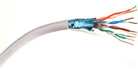 KABEL SKRĘTKA GETFORT PREMIUM CAT.5E F/UTP PVC 1m