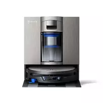 Plaunantis dulkių siurblys robotas Ecovacs DEEBOT X12S OmniCyclone, pilkas