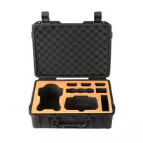 Dėklas - Sunnylife AQX-20 Kietas Transportavimo Dėklas Mavic 4 Pro & RC 2 Atsparus Vandeniui Juodas