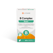 LIVSANE vitamino B komplekso tabletės, 60 tablečių