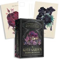 the Goth Garden Dark Blooms atvirukų rinkinys Adams Media