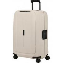 Didelis plastikinis lagaminas Samsonite Essens D Kreminis (Sandstone)
